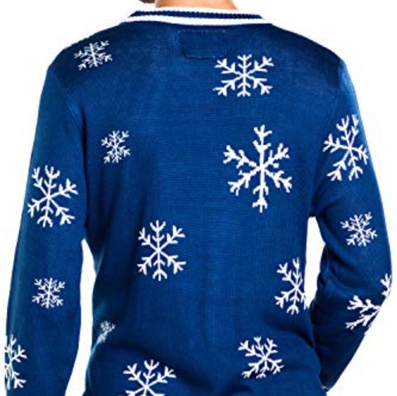 Tipsy Elf "ugly Christmas sweater " pooping Santa size M - Picture 2 of 11